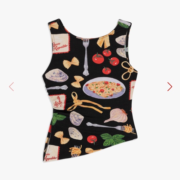 Lisa Says Gah Tops - Erin Tank LISA SAYS GAH - Buon Appetito Black